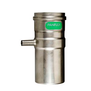 Condensaftap verticaal 80mm RVS