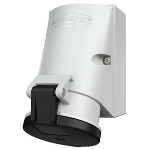 Wandcontactdoos 32A 7-polig  7H 500V IP44 HW/VN