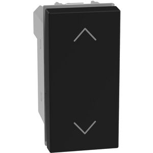 Light Now rolluikbediening - 1 module - zwart