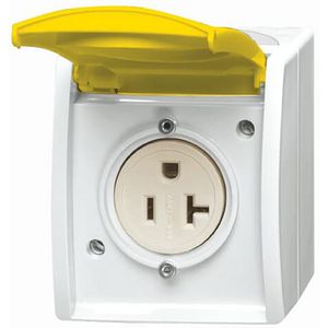 Tekstwandcontactdoos kd Nema 20A/125V opb IP44 o-alp (3016 EWN-54)