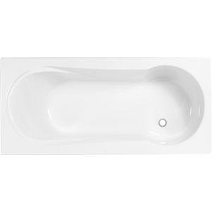Ligbad met douchegedeelte Fontana 180x80cm wit excl. poten