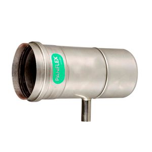 Condensaftap horizontaal 80mm RVS