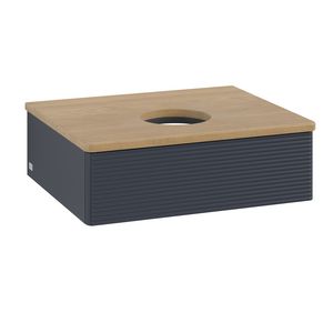 Wastafelonderkast Antao 600x190x500mm Mid.Blue Matt Lacquer L07111HG