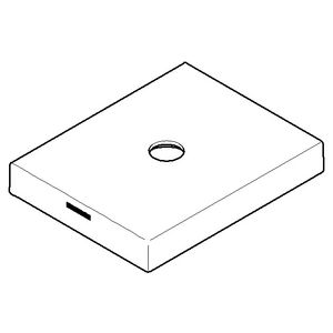 Rozet Hot 47,5x9x60mm chr