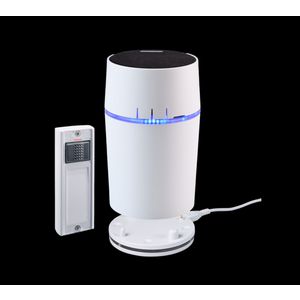 Gong draadloos met bluetooth reikwijdte tot 500m.