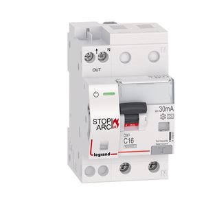 Stop Arc Aardlekschakelaar 1P+N C16 30mA 3 module