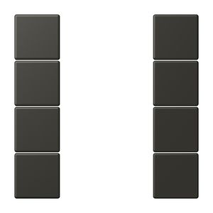 Tastafdekking F50 4-voudig compleet LC4320R KNX