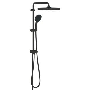 Vitalio Comfort 250 douchesysteem met omstelkraan matte black (mat zwart)