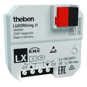 Inbouw jaloezieactor 1 kanaal LUXORliving