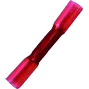 Geisoleerd stootverbinder met krimpkous 0,5-1mm² rood VVE=50