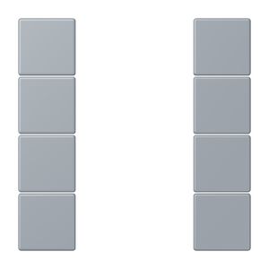 Tastafdekking F50 4-voudig compleet LC4320O KNX