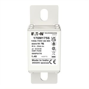 Zekering hoge snelheid 100A DC 750V 000 24x36x96mm a VVE=5