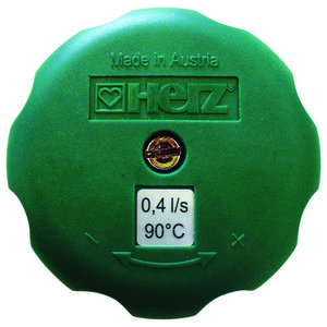 Handknop groen met schroef 2 4215 (A)W DN15 20