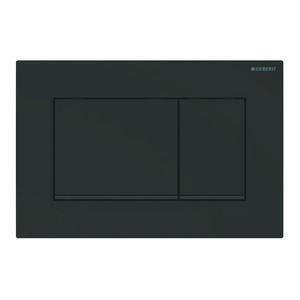 Sigma30 bedieningsplaat 2-toets plaat+toetsen: matzwart designstroken: zwart EtC