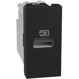 Light Now USB oplader type A - 15W - 1 module - zwart