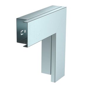 Platte hoek met bovenstuk 40x60mm