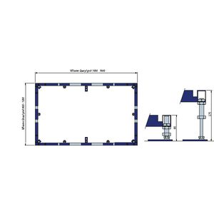 Toebehoren ViFrame v. groot douchebakken v. quaryl U91412400