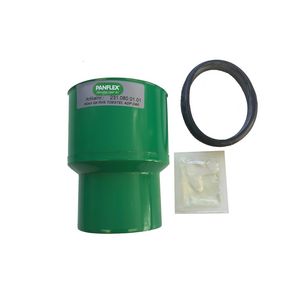 Toesteladapter RVS ROAX 80mm QA + afdichtingsring