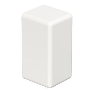 Eindstuk 10x20mm polyvinylchlorid puur wit VVE=10