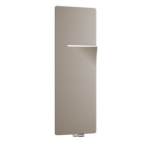 Designradiator INEO I-L = links gesloten 600x1400mm 9810 Quarts Brown
