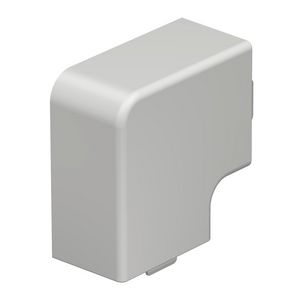 Deksel platte hoek 30x45mm polyvinylchlorid puur wit VVE=4