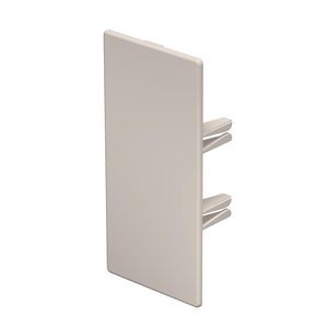 Eindstuk 60x130mm polyvinylchlorid creme wit 9001 VVE=10