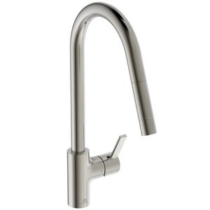 Keukenmengkraan hoge ronde uitloop silver storm (rvs-look) Gusto