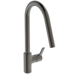 Keukenmengkraan hoge ronde uitloop magnetic grey Gusto
