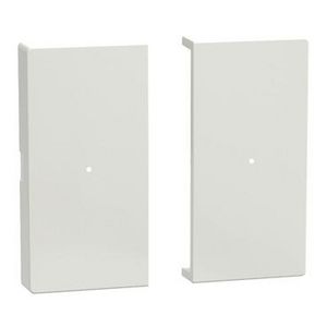 Rocker 2-gang push-button module polar white glossy System M
