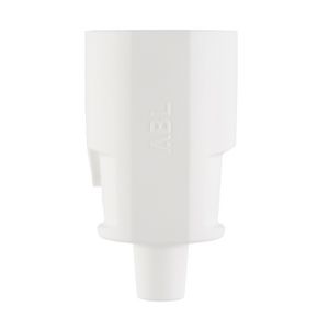 Koppelcontactstop geaard compact SCHUKO IP20 wit VVE=10