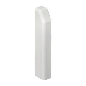 Eindstuk links SL 20x110 9010 polyvinylch. puur wit VVE=10