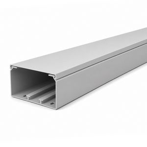 Lengte a 2m. kabelkanaal 110x62mm grijs met folie