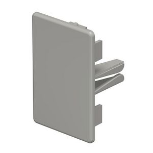 Eindstuk 40x60mm polyvinylchlorid steengrijs VVE=10