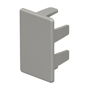 Eindstuk 25x40mm polyvinylchlorid steengrijs VVE=10