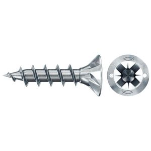 Spaanplaatschroef PowerFast 3,5x16 PZ lenskop VD verzinkt VVE=500