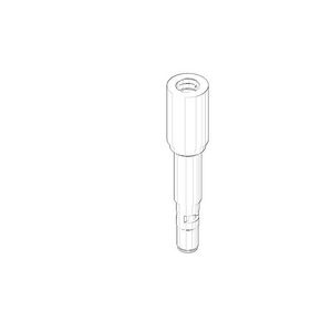 Aansluiting voor badkuip staand 70x220x25mm chr