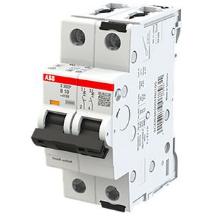 Installatieautomaat 25kA 2P B-karakteristiek 10A