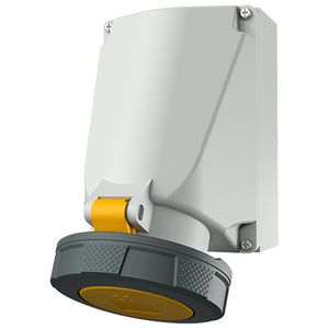 Wandcontactdoos 63A 3-polig  4H 110V IP67