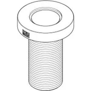 Aansluiting 50x70mm Champagne gebors. (22kt Goud)