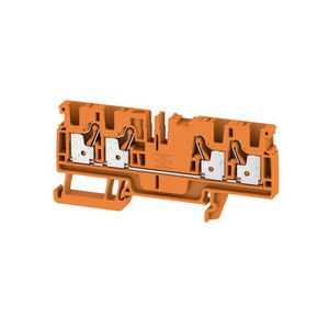 Doorvoerklem oranje 4mm2 32 A 800 V 2051540000 VVE=50