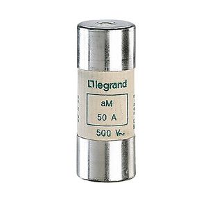 Zekering Industrieel 50A 22x58mm HRC met pin aM VVE=10