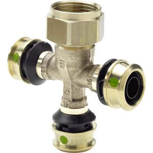 Verdeler kruisstuk RAXOFIX 3/4"wartel 3 x aanslutingen 16mm pers 5326.08