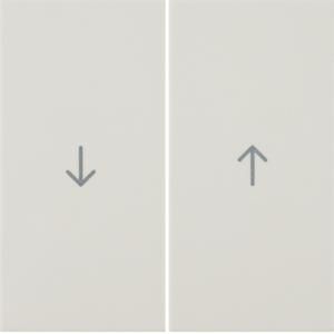 Wippen enkele jaloezie bediening berker S.1/B.3/B.7 wit glans