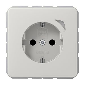 Wandcontactdoos CD500 lichtgrijs Saf.+ HOME