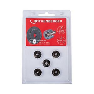 Snijwiel voor roslice, 15+22mm, 5/8+7/8" 5st.