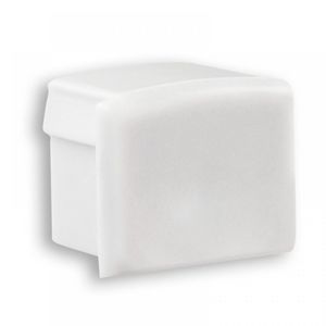 Eindkap E4W voor profiel PL2 wit