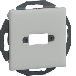 Draagplaat 1V multimedia D-Sub connector 20,5x11,4 vwit