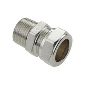 Puntstuk knel vertind 22x1/2"con.bt. KIWA/Gastec