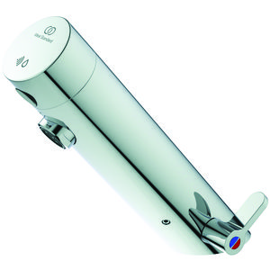 Elect. wastafelkraan m menging netvoeding chroom A7558AA