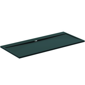 Douchebak I.LIFE ultra flat solid composiet 200x90cm rechthoekig zwart